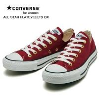 コンバース オールスター フラットアイレッツ OX CONVERSE ALL STAR FLATEYELETS OX ローカット レディース キャンバス シューズ カジュアル 31302602 | 発靴屋