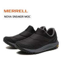 メレル メンズ スニーカー スリッポン ノバ スニーカー モック ブラック MERRELL NOVA SNEAKER MOC J066953 黒 靴 | 発靴屋