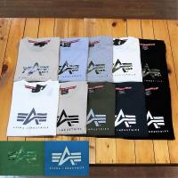 メンズ ロンt 長袖 tシャツ アルファ ALPHA INDUSTRIES EDWIN ロゴ Aマーク カモプリント FLYING A-MARK | FULLHOUSE
