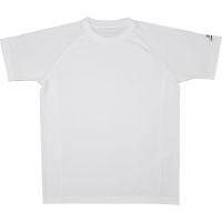 Tシャツ レディース メンズ 無地Tシャツ スポーツTシャツ JG348003 ファイテン RAKUシャツSPORTS（SMOOTH DRY）半袖 無地 ホワイト S (PTN) (Q41CD) | フィールドボス