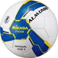 サッカーボール 5号 サッカーボール 検定球 サッカーボール ミカサ FT552BBLY サッカー5号貼り 検定球 青/黄 FT552B-BLY (MKS) (Q41CD) | フィールドボス