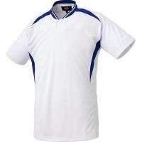 ベースボールTシャツ ベースボールシャツ 野球着 (メール便発送) 野球 ベースボールTシャツ ホワイト/Rブルー (ZTB) (Q41CD) | フィールドボス