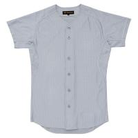 ユニフォーム 野球 ベースボールシャツ ベースボールTシャツ プロステイタス ユニフォームシャツ(フロントオープンスタイル) シルバー (ZTB) (Q41CD) | フィールドボス