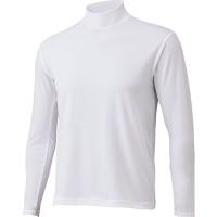 アンダーシャツ メンズ ロンT メンズ ロングTシャツ メンズ (メール便発送) ハイネック 長袖 ライトフィットアンダーシャツ ホワイト (ZTB) (Q41CD) | フィールドボス