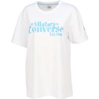 バスケTシャツ バスケ レディース 半袖 レディース (メール便発送) ガールズプリントTシャツ ホワイト (CON) (Q41CD) | フィールドボス