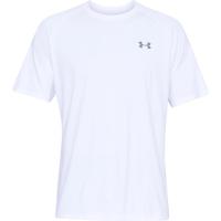 Tシャツ メンズ 半袖 メンズ トップス メンズ (メール便発送) UA テック2.0 ショートスリーブ Tシャツ WHT/OVC  (UDR) | フィールドボス