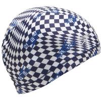 水泳帽 スイムキャップ 水泳キャップ (メール便発送) SE12411-BL-F Checkered Tricot Cap ブルー  (JSS) | フィールドボス