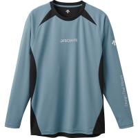 シャツ ゲームシャツ ユニセックス (メール便発送) 長袖バレーボールシャツ ブルー×ブラック  (DES) | フィールドボス