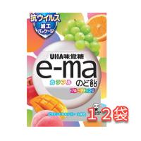 味覚糖 e-ma のど飴 袋 カラフルフルーツチェンジ 50g フクロ×12袋 | Filexshopヤフー店