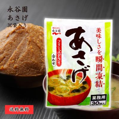 永谷園 Nagatanien 味噌 業務用あさげ 粉末 30食入 : Filex Mart Japan