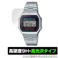 CASIO Collection STANDARD A168WA 保護 フィルム OverLay 9H Brilliant for カシオ 時計 9H 高硬度 透明 高光沢 | 保護フィルム専門店 ビザビ Yahoo!店