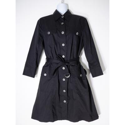 バーバリーロンドン コットンワンピース ブラック シルバー釦 ノバチェック 美品 バーバリーノバチェック ワンピース（BURBERRY）のおすすめ人気商品