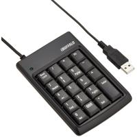 iBUFFALO テンキーボード USB接続 16mmピッチ ブラック BSTK01BK | ファイナルショッピング