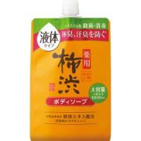 「熊野油脂」　四季折々　薬用　柿渋　ボディソープ　つめかえ　大容量　1000ml | 薬のファインズファルマプラス