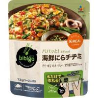 「CJ FOODS JAPAN」 bibigo パパッとK-Food 海鮮にらチヂミ 73g 「フード・飲料」 | 薬のファインズファルマプラス