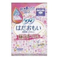 「ユニ・チャーム」  ソフィ はだおもい 極うすスリム 特に多い昼用 26cm 羽つき ファミリーパック 28枚入 「衛生用品」 | 薬のファインズファルマプラス
