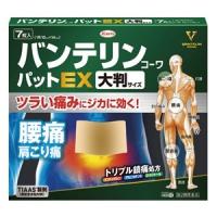 「興和」 バンテリンコーワパットEX 大判サイズ 7枚入 「第2類医薬品」※セルフメディケーション税制対象品 | 薬のファインズファルマプラス