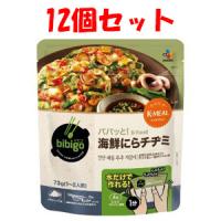 「CJ FOODS JAPAN」 bibigo パパッとK-Food 海鮮にらチヂミ 73g×12個セット 「フード・飲料」 | くすりのエビス