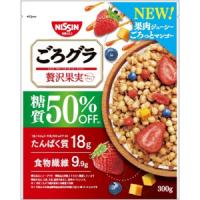 「セット販売」「日清シスコ」　ごろグラ 糖質50％オフ 贅沢果実　300g　6個セット　 | くすりのエビス