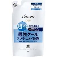 「マンダム」　ルシード　薬用スカルプデオシャンプー　ＥＸクールタイプ　つめかえ用　３８０ＭＬ | くすりのエビス