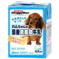 「ドギーマン」 わんちゃんの国産低脂肪牛乳 200ml 「日用品」 | くすりのエビス