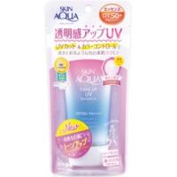 「ロート製薬」 スキンアクア トーンアップUVエッセンス ラベンダー 80g SPF50+/PA++++ (顔・からだ用) 「化粧品」 | くすりのエビス