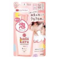 「ライオン」　ｈａｄａｋａｒａボディソープ　泡で出てくる薬用ピュアマイルドタイプ　やさしいソープの香り　つめかえ用　440ml | 薬のファインズファルマ