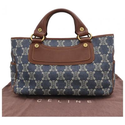 セリーヌ パリマカダム トリオンフ デニム ワンショルダーバッグ セリーヌ パリマカダム トリオンフ デニム ワンショルダーバッグ 美品