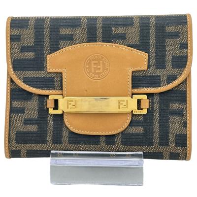 FENDI レディース二つ折り財布（バッグ、小物素材：合成皮革、PVC、PU