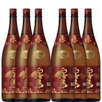 【大好評！段ボール発送！】　赤霧島　芋焼酎　25度　1800ml瓶(1ケース/6本入り) | お酒の専門店ファースト