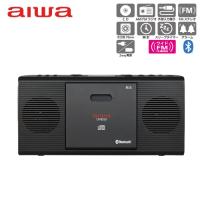 AIWA（アイワ）CDラジオ　ブラック　CR-BS50B | ファーストWORKヤフー店