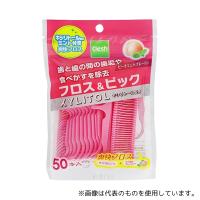 UFCサプライ Clesh キシリトール フロス&amp;ピックピーチミント 50本 | ファーストWORKヤフー店
