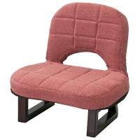 東谷  背もたれ付正座椅子 チェア 折りたたみ 1人掛け コンパクト レッド LSS-23RD | ファーストWORKヤフー店