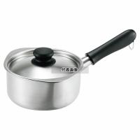 柳宗理 18-8(ステンレス) ミルクパン 蓋付 (ツヤ消シ) 16cm (12150601-1282)  1.2L 290×180  鍋全般 No.2304400 | ファーストWORKヤフー店