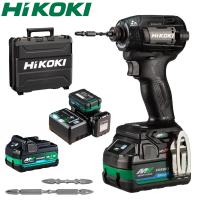 HiKOKI(日立工機)　36Vコードレスインパクトドライバー　WH36DD(2XHBSZ)　電池計2個付　ストロングブラック 5780-4621 | ファーストWORKヤフー店