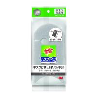 スリーエム スコッチ・ブライト バスシャイン抗菌スポンジ(研磨粒子なし)グレー [単品内容量/1個] | ファーストWORKヤフー店