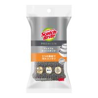 スリーエム スコッチ・ブライト プレミアムネットスポンジ グレー [単品内容量/1個] | ファーストWORKヤフー店