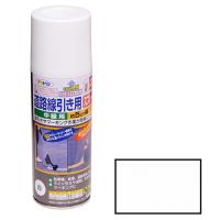 ◆アサヒペン 道路線引き用スプレー 中線用 400ML シロ | ファーストWORKヤフー店