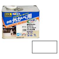 ◆アサヒペン東京支店 アサヒペン 水性外かべ用 7L ホワイト | ファーストWORKヤフー店
