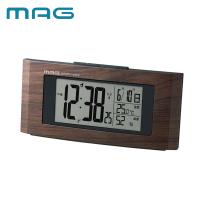 ノア精密　MAG(マグ) 電波置時計 ウッドライン T-743 T-743BR-Z | ファーストWORKヤフー店