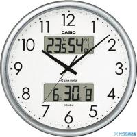 ■カシオ 電波掛け時計 直径350mm シルバー ITM650J8JF(1349083) | ファーストWORKヤフー店