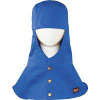 ■日光物産 Armatex防炎頭巾(ツバ無し) ブルー M AX1301MBL(3644832) | ファーストWORKヤフー店