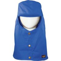 ■日光物産 Armatex防炎頭巾(ツバ有り) ブルー L AX1302LBL(3644835) | ファーストWORKヤフー店