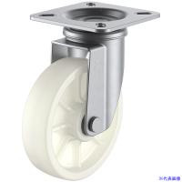 ■ユーエイ プレート式 自在 ステンレスキャスター ナイロン 車輪径130mm  Jタイプ SUS-J型 取付寸法82×82(75×75) SUSNJ130(4405625) | ファーストWORKヤフー店