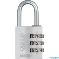 ■ABUS ナンバー可変式南京錠 145-30 シルバー 14530SI(4451350) | ファーストWORKヤフー店