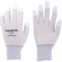 ■TRUSCO カーボン・ナイロンインナー手袋PU指先コート M TGL9011M(7701110) | ファーストWORKヤフー店