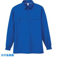■コーコス 長袖BDポロシャツAS−558 6 Rブルー S AS5586S(8542878)[送料別途お見積り][法人限定][掲外取寄] | ファーストWORKヤフー店