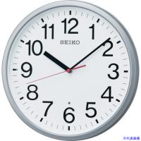 ■SEIKO 電波掛時計 直径305×45 P枠 銀色メタリック KX230S(8666728) | ファーストWORKヤフー店