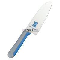 正広 コドモ庖丁 24343 クマ (ブルー) 左キキ用 13cm 全長:240  庖丁 No.2893511 | ファーストヤフー店