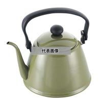 野田琺瑯 ホーロー ドリップケトル2 DK-200 オリーブ 満水容量：2L φ175×165 やかん  No.6279400 | ファーストヤフー店